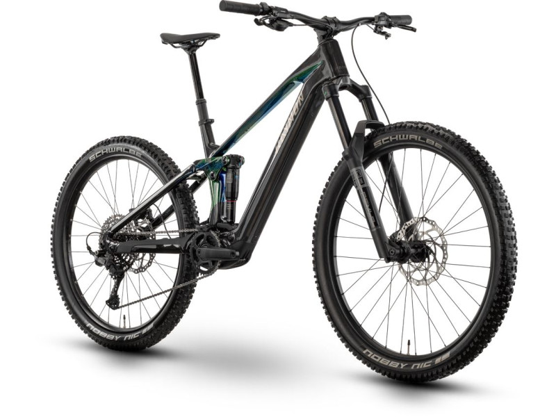 Horské elektrokolo Raymon Tarok Comp | 2027, carbon / northern light, L