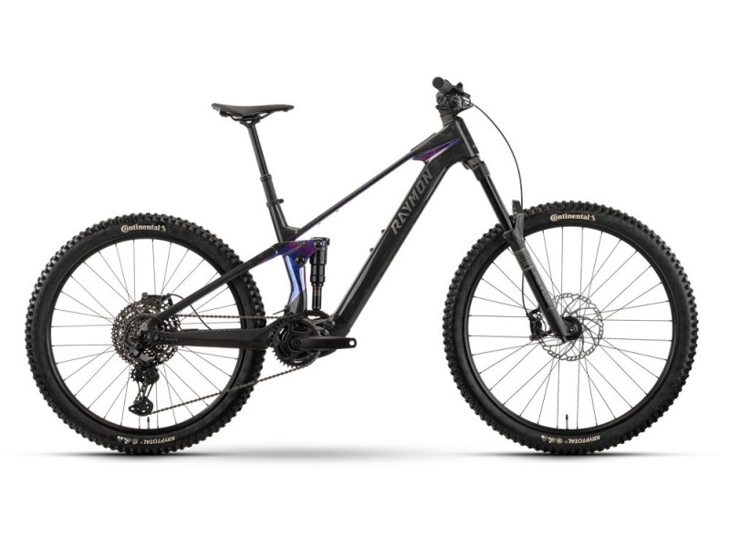 Horské elektrokolo Raymon Tarok Pro | 2027, carbon / galaxy, L