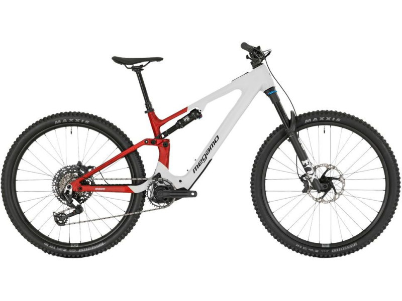 Horské elektrokolo Megamo REASON AIR AL 05 | 2027, white / red, XL