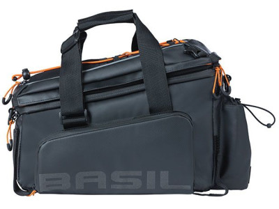 Brašna na nosič Basil Miles XL Pro – černá/oranžová