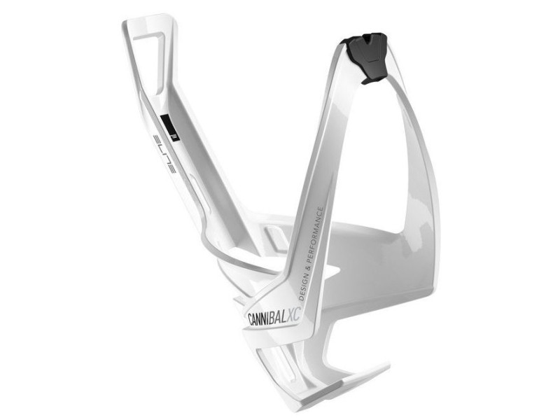 Držák na láhev Elite Cannibal XC – bílá lesklá