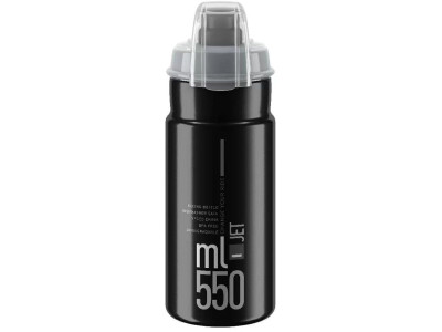 Cyklistická láhev Elite Jet Plus – 550ml černá
