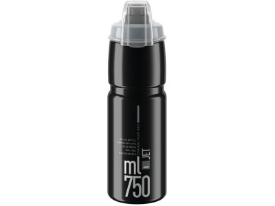 Cyklistická láhev Elite Jet Plus – 750ml černá