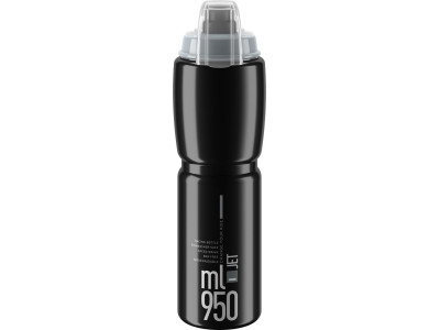 Cyklistická láhev Elite Jet Plus – 950ml černá