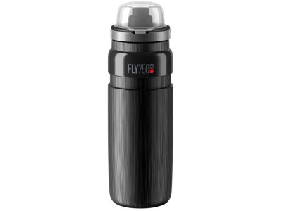Cyklistická láhev na pití Elite Fly MTB Tex – černá 750 ml