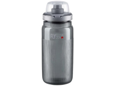Cyklistická láhev na pití Elite Fly MTB Tex – kouřová 550 ml