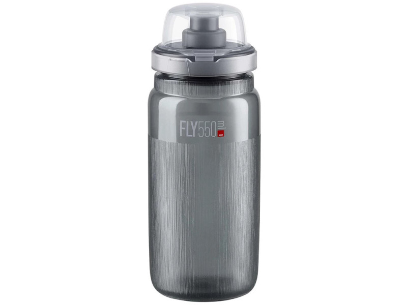 Cyklistická láhev na pití Elite Fly MTB Tex –⁠ kouřová 550 ml