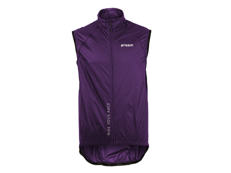 Cyklistická bunda R2 DUOS ATJ03C – tmavě fialová