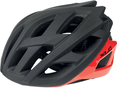 Cyklistická helma XLC BH-C23 – černá/červená