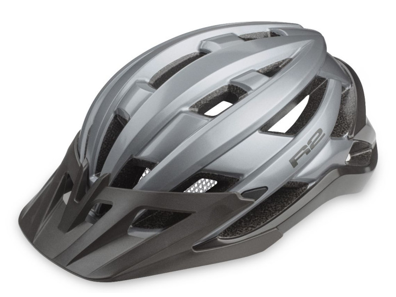 Cyklistická helma R2 ATH34F GUARD – šedá