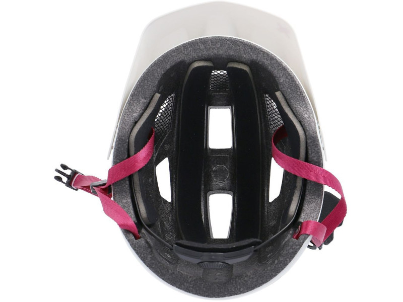 Cyklistická helma XLC BH-C30 – bílá/růžová