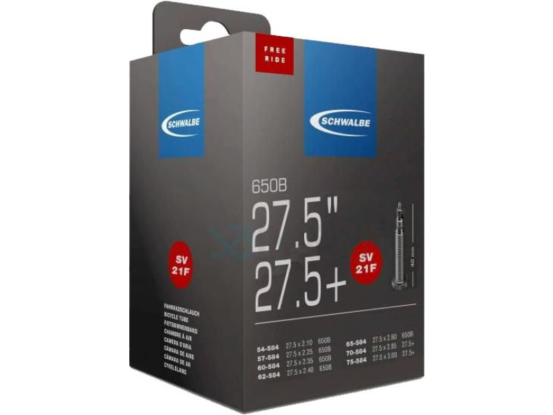 Duše Schwalbe SV21F 27.5x2.10/3.00" galuskový ventilek