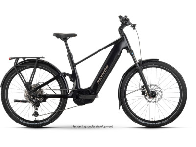 Trekové elektrokolo Raymon Tavano Comp Diamond | black stealth